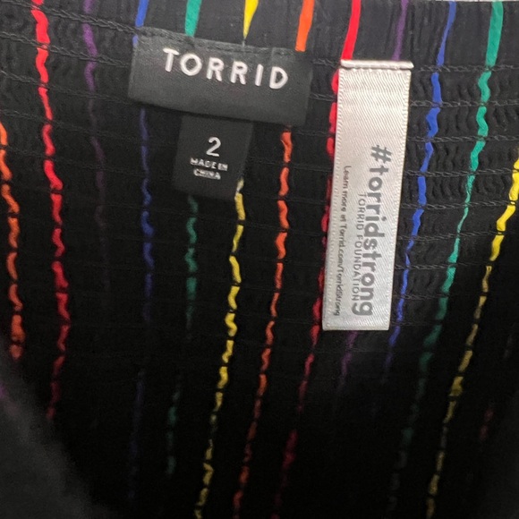 Torrid Rainbow Pride Dress, Good Used Condition, Size 2 - Picture 3 of 5